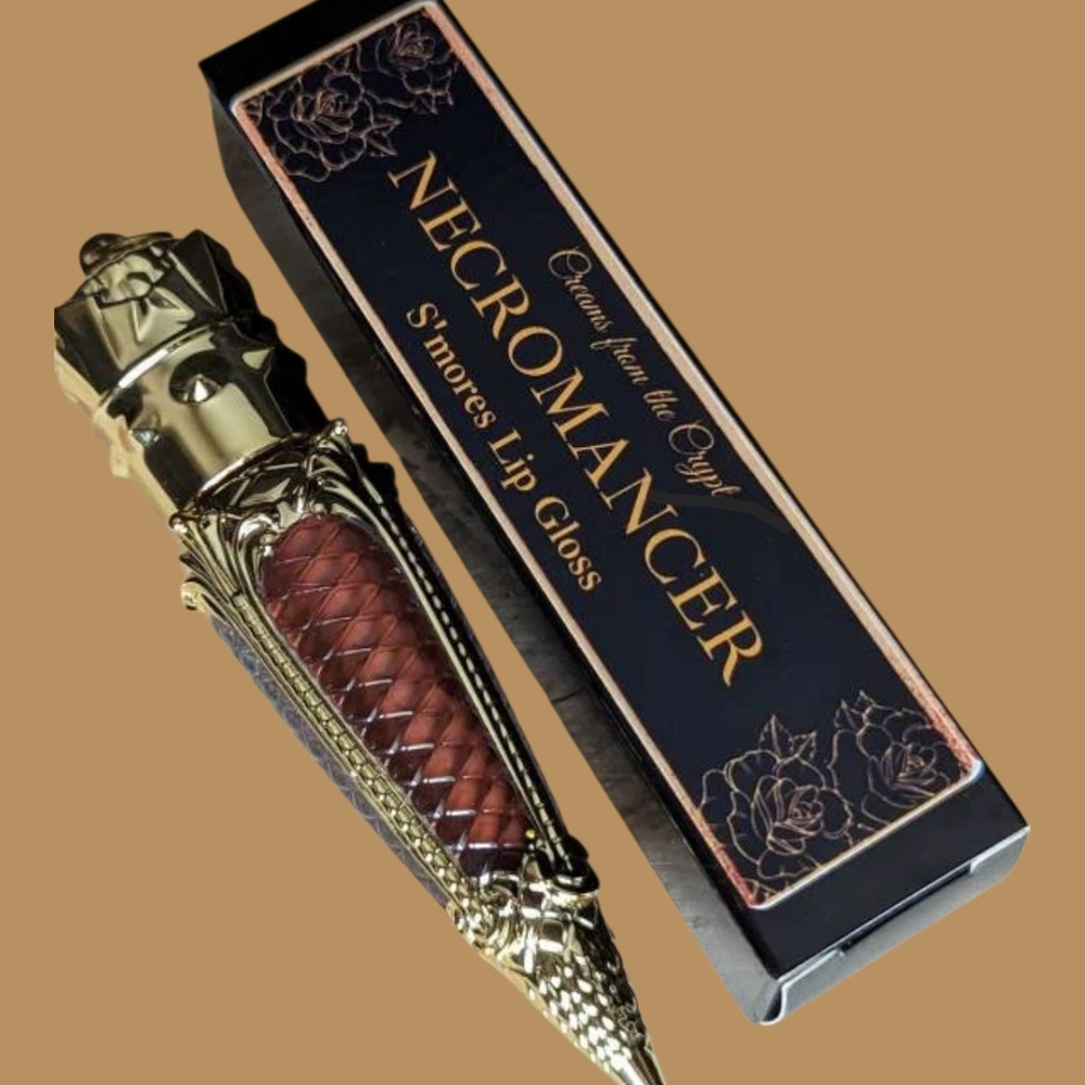Crypt Cosmetic, Necromanger, Spiced Chocolate Lip Gloss~NEW - Picture 3 of 7